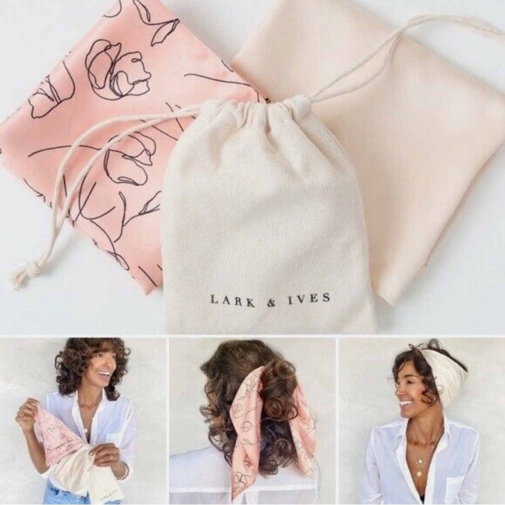 Lark & Ives 2 Piece Hair Scarf Set